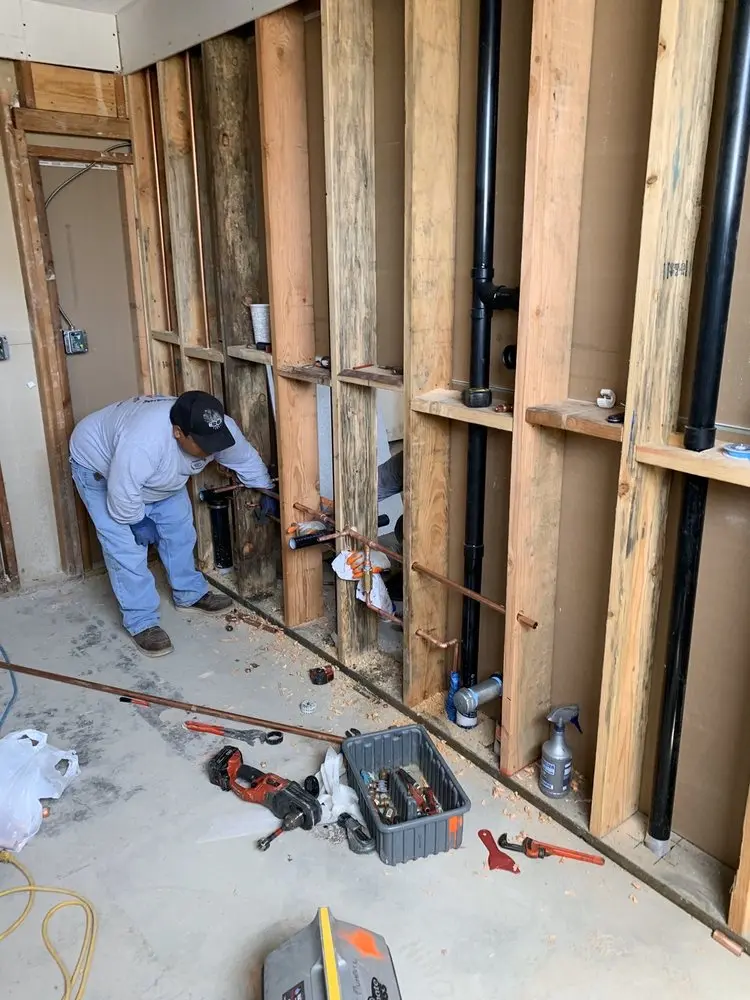Commercial rough-in plumbing for Trenchless Sewer Repair in Marietta